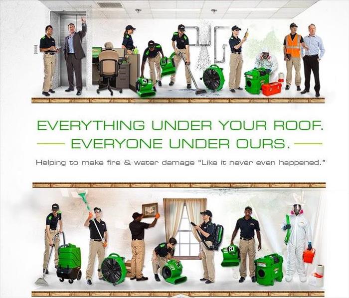 SERVPRO has everything under one roof to help you